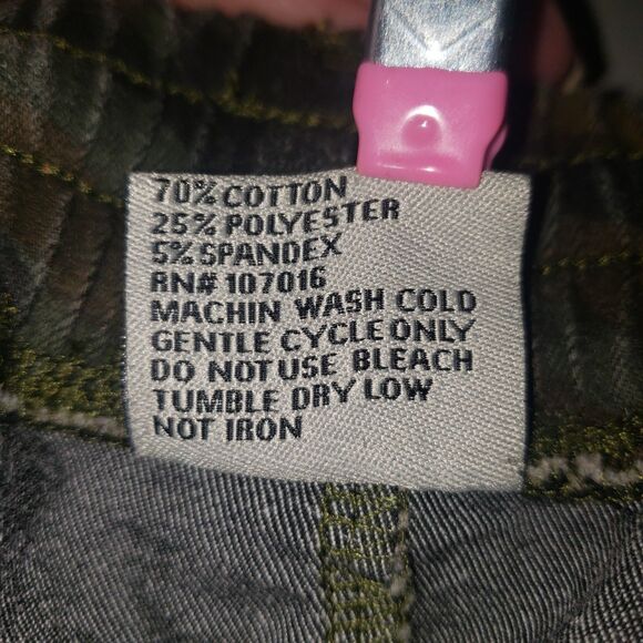 RIFLESSI Camo Camoflauge Jogger Jeans Juniors Size Large  - Picture 5 of 6